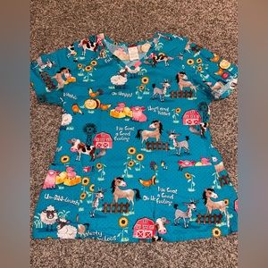 Women’s Dickies EDS large scrub top